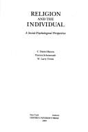 Religion and the individual: asocial-psychological perspective