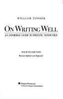 On writing well: an informal guide to writing nonfiction