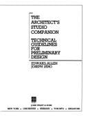 architectśstudio companion: technical guidelines for preliminary design