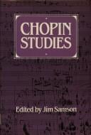Chopin studies: Vol. 1