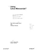 Using Lotus Manuscript
