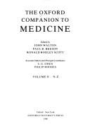 The Oxford companion to medicine