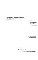 The Dynamics of government programs for urban indians in the Prairie Provinces