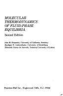 Molecular thermodynamics of fluid-phase equilibria.