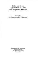 Extra-territorial application of laws and responses thereto