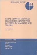 Rural growth linkages: household expenditure patterns in Malaysia and Nigeria