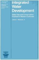 Integrated water development: water use and conservation practice in western Colorado