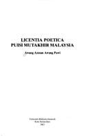 Licentia poetica puisi mutakhir Malaysia