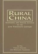 Rural China: economic and social change in the late twentieth century