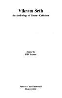 Vikram Seth, an anthology of recent criticism