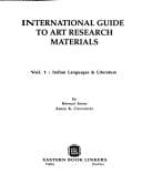 International guide to art research materials