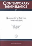 Quaternions, spinors, and surfaces