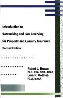 Introduction to ratemaking and loss reserving for property and casualty insurance