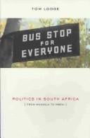 Politics in South Africa: from Mandela to Mbeki