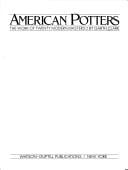 American potters: the work of twenty modern masters