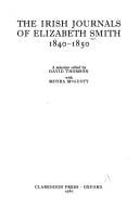 Irish journals of Elizabeth Smith, 1840-1850: a selection