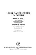 Long range order in solids