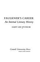 Faulkner's career: an internal literary history
