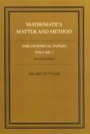Mathematics, matter, and method
