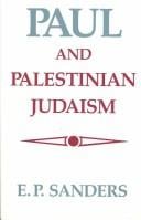 Paul and Palestinian Judaism: a comparison of patterns of religion