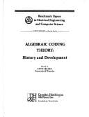 Algebraic coding theory: history and development