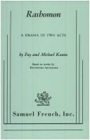 Rashomon: a drama in two acts