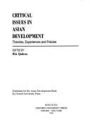 Critical issues in Asian development: theories, experiences, and policies