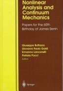 Nonlinear Analysis and Continuum Mechanics: Papers for the 65th Birthday of James Serrin
