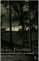 Rural politics: policies for agriculture, forestry, and the environment