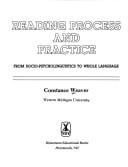 Reading Process and Practice: From Socio-Psycholinguistics to Whole Language