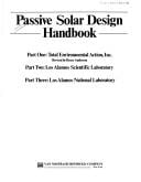 Passive Solar Design Handbook