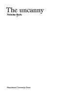 The Uncanny: An Introduction