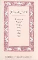 Fins de Siècle: English Poetry in 1590, 1690, 1790, 1890, 1990 (Parallax: Re-visions of Culture and Society)