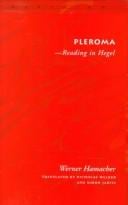 pleroma: -Reading in Hegel (Meridian: Crossing Aesthetics)