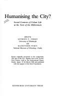 Humanising the City?: Social Contexts of Urban Life at the Turn of the Millennium