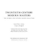 Twentieth-Century Modern Masters: The Jacques and Natasha Gelman Collection.
