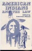 American Indians and the Law (Transaction/Society Book Series, Ta/S-10)