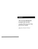 The Second Malaysian Family Life Survey: Quality of Retrospective Data for the New Sample