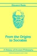 From the Origins to Socrates: A History of Ancient Philosophy (SUNY Series in Philosophy)