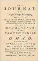 Journal of Major George Washington