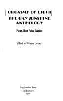 Orgasms of Light Gay Sunshine Anthology
