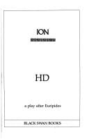 Ion: A Play After Euripides (Black Swan Books Literary Series)