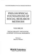 Philosophical Foundations of Social Research Methods (SAGE Benchmarks in Social Research Methods series)