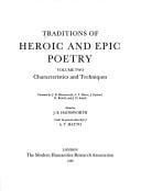 Traditions of Heroic and Epic Poetry (Iahs Publication) (Iahs Publication)