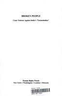 Broken People:Caste Violence Against India, Untouchables