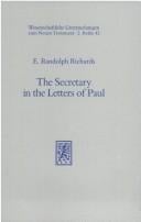 Secretary in the Letters to Paul (Wissunt Zum Testament 2 Reihe Series)