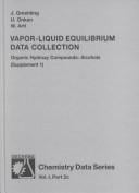 Vapor-Liquid Equilibrium Data Collection: Organic Hydroxy Compounds: Alcohols