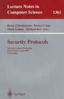 Security protocols: 5th international workshop, Paris, France, April 7-9, 1997 : proceedings