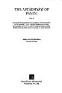 Astadhyayi of Panini Vol. IV