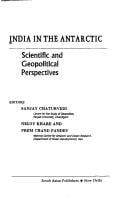 India in the Antarctic: scientific and geopolitical perspectives